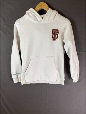 Mitchell Ness San Francisco Giants Hoodie Sweatshirt Youth Medium 10 12 Outerstu